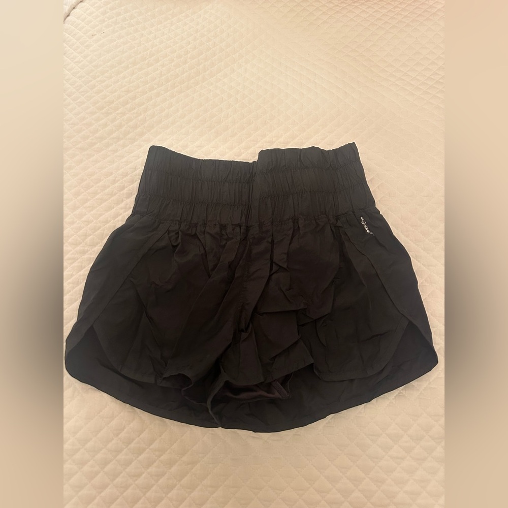 FreePeople Movement Women's Black High-Waisted Shorts